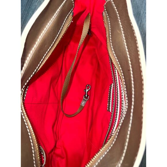 Dooney & Bourke Florentine Leather Short Handle Shopperr Bag Elephant A648443 - Picture 7 of 7